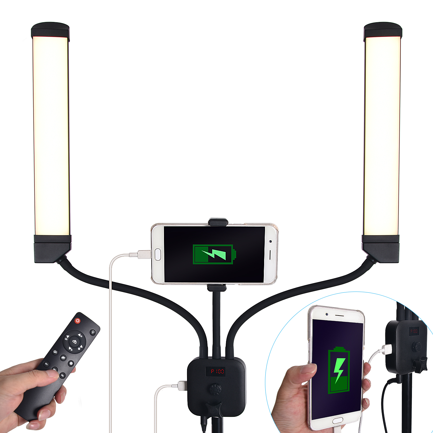 Fusitu FT-450 Photographic Lighting Multimedia Extreme With Selfie Function 3000-6000K Led Ring Light For Video Camera Phone