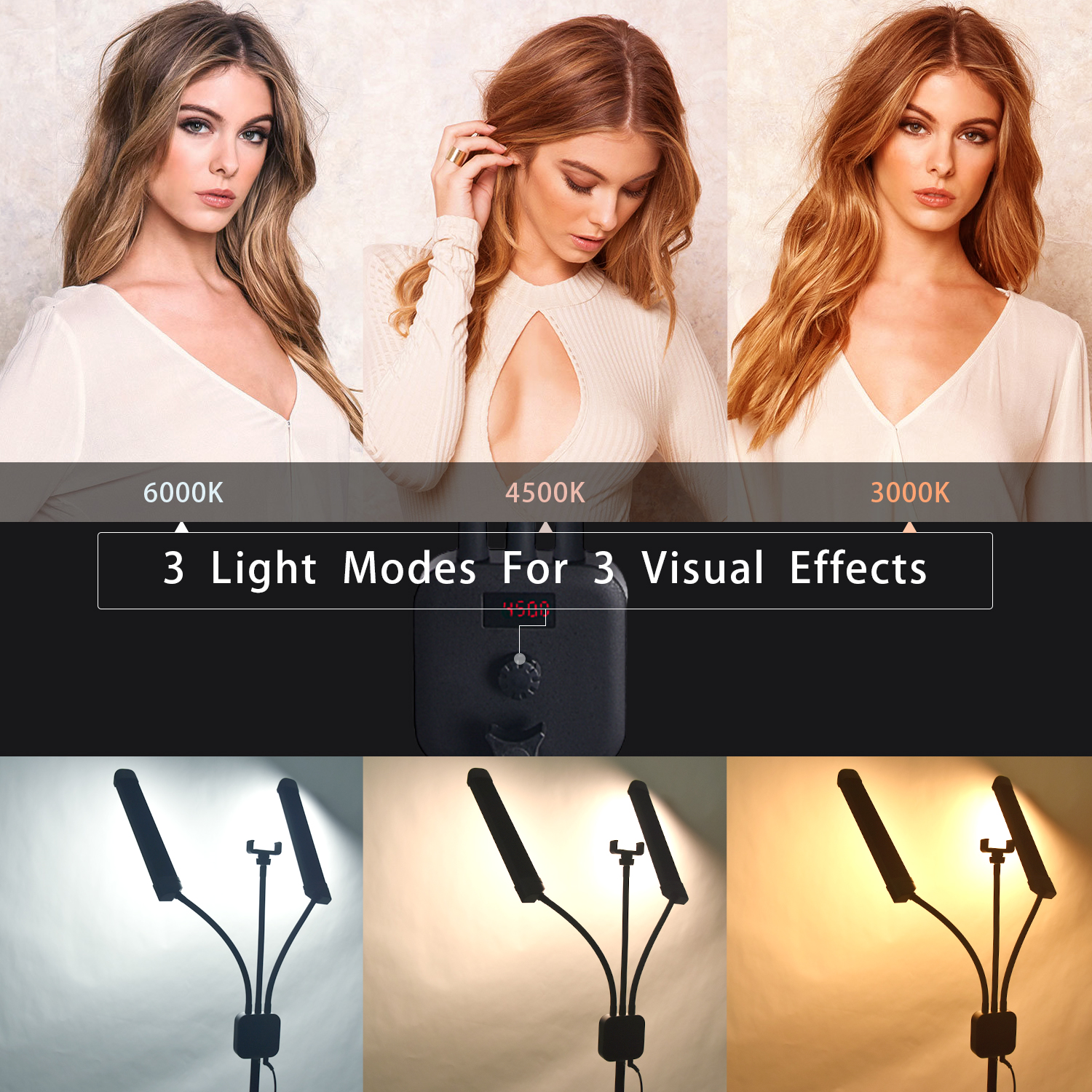 Fusitu FT-450 Photographic Lighting Multimedia Extreme With Selfie Function 3000-6000K Led Ring Light For Video Camera Phone