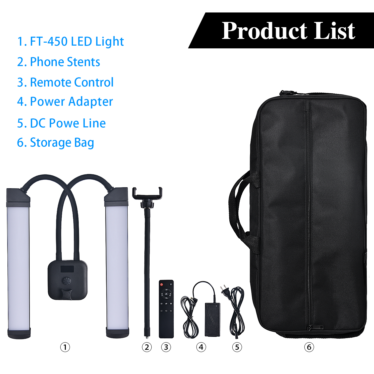Fusitu FT-450 Photographic Lighting Multimedia Extreme With Selfie Function 3000-6000K Led Ring Light For Video Camera Phone